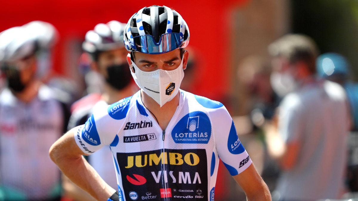 Sepp Kuss van Jumbo-Visma was vorig jaar de eerste bergkoning in de Vuelta. De Amerikaan verschijnt ook dit jaar in Utrecht aan de start.