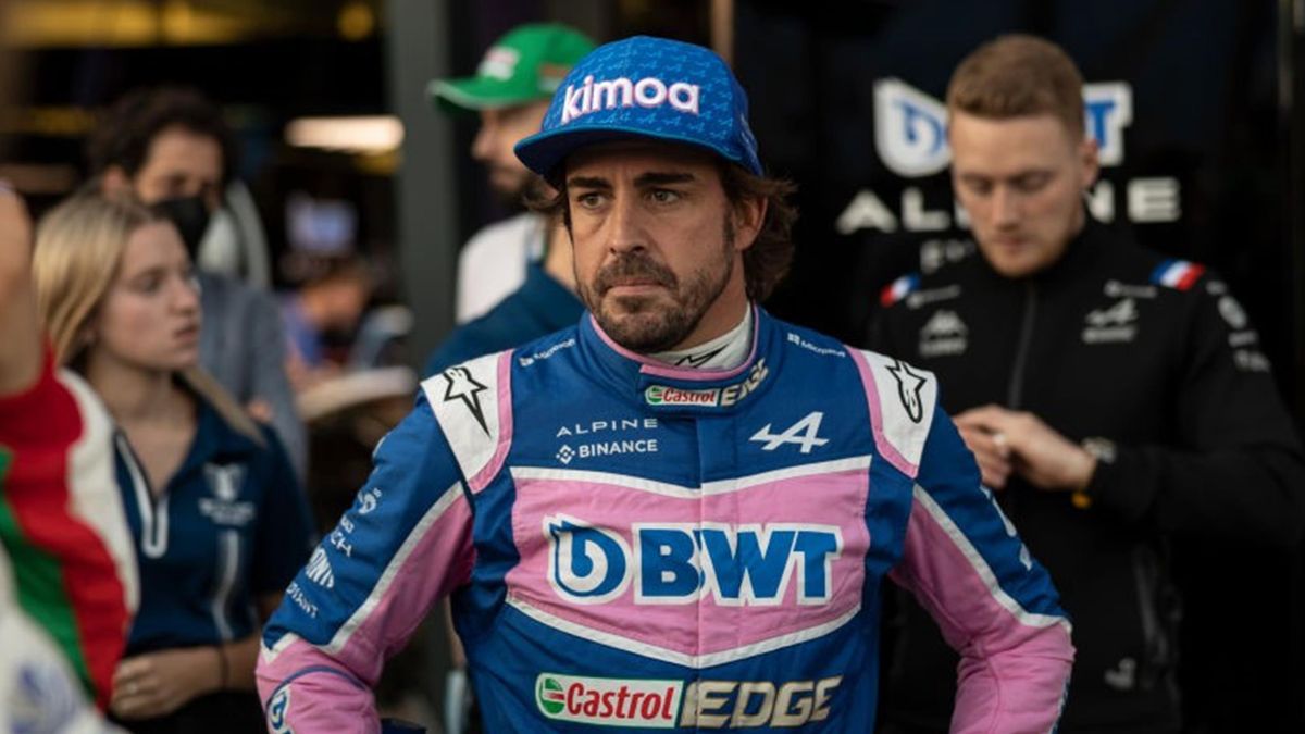 Fernando Alonso (Alpine) au Grand Prix d'Australie 2022