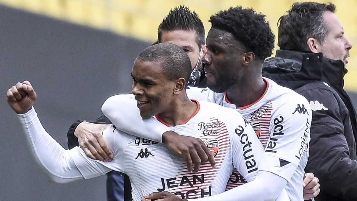Armand Laurienté (Lorient) face à Nantes - Ligue 1 2020-21