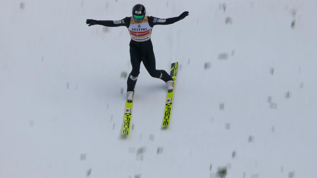 Nordic combined Ski jump : Joergen Graabak's jump