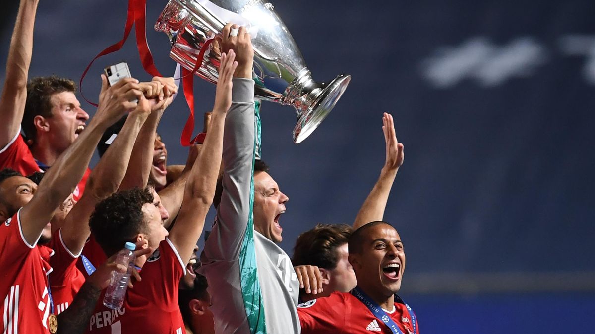 Der FC Bayern feiert den Triumph in der Champions League