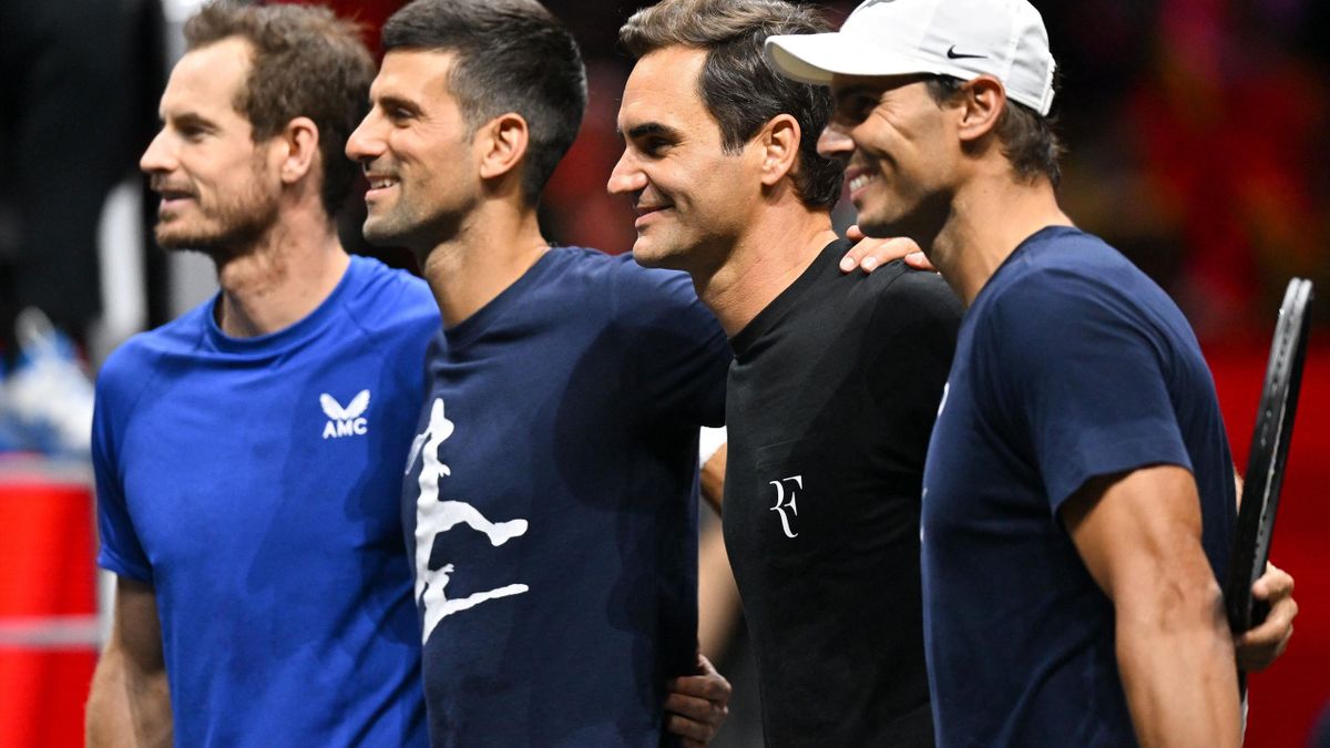 Andy Murray & Novak Djokovic, Roger Federer & Rafael Nadal