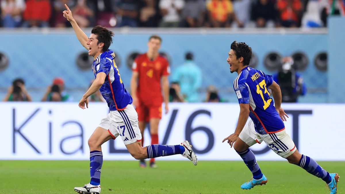 Coupe du monde Qatar 2022 | Le Japon renverse l'Espagne (2-1) et termine  1er du groupe E ! - Eurosport
