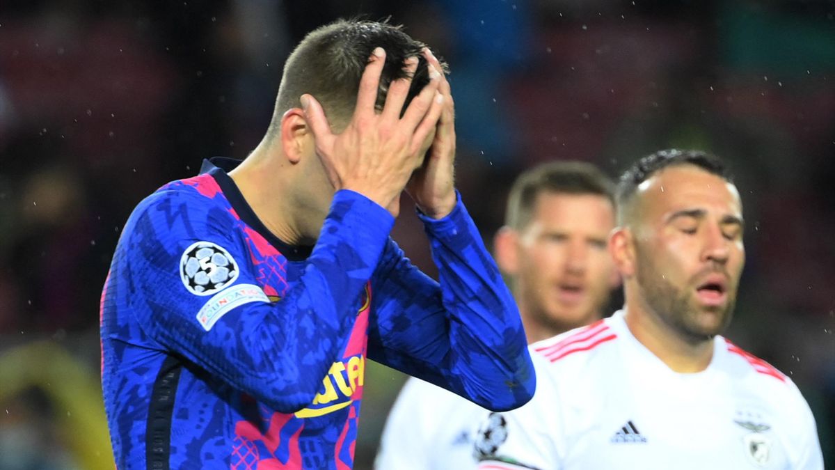 Barcelona S Champions League Last 16 Hopes In The Balance After Benfica Stalemate At Camp Nou Eurosport