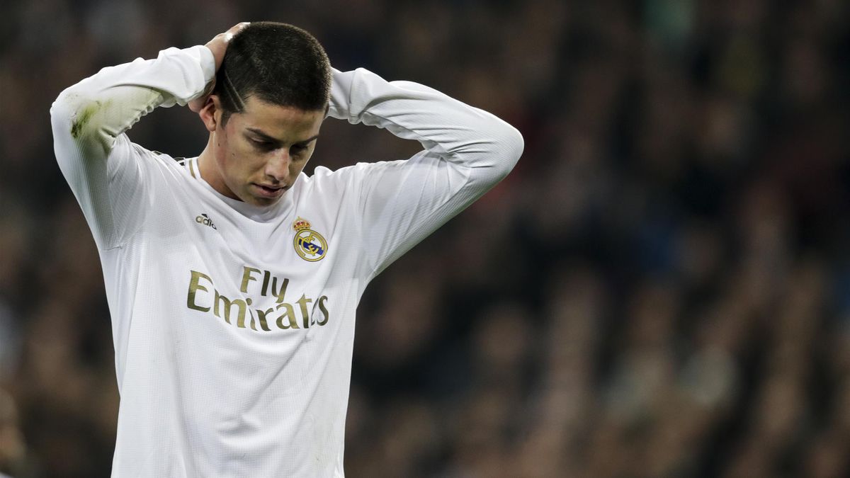 James Rodríguez este pe picior de plecare de la  Real Madrid
