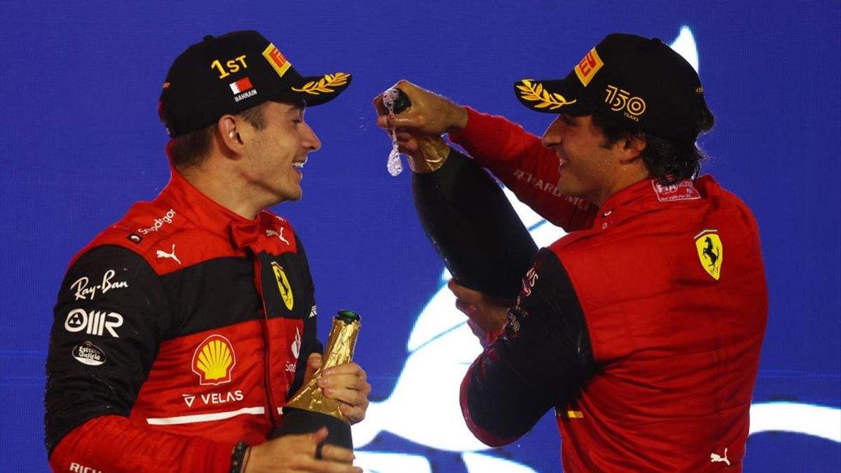 Charles Leclerc, Carlos Sainz (Ferrari) - GP of Bahrain 2022