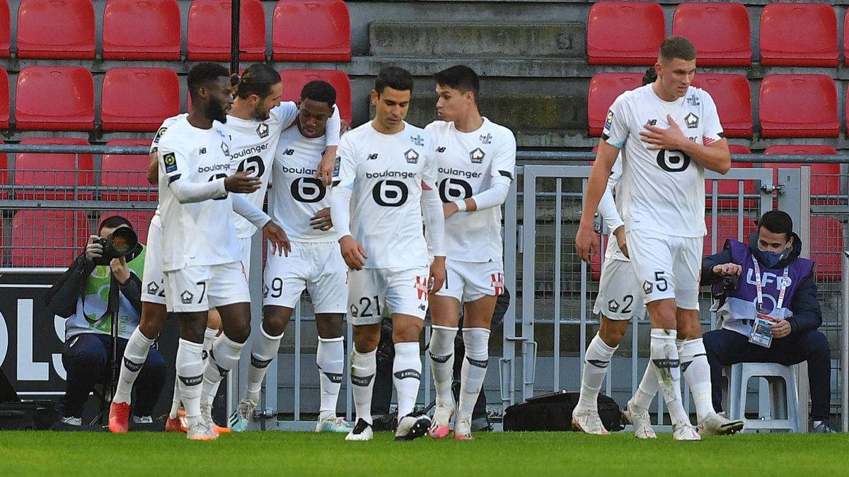 Lille a battu Rennes pour la 21e journée de Ligue 1