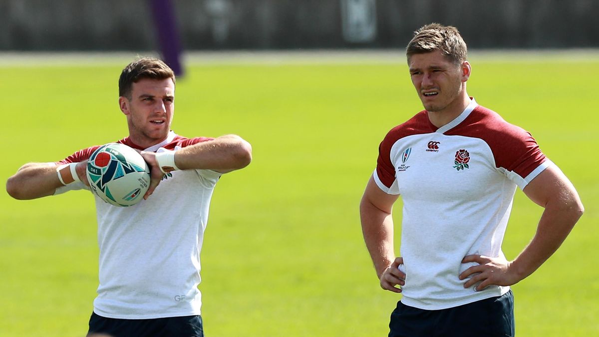 George Ford and Owen Farrell, England, World Cup 2019