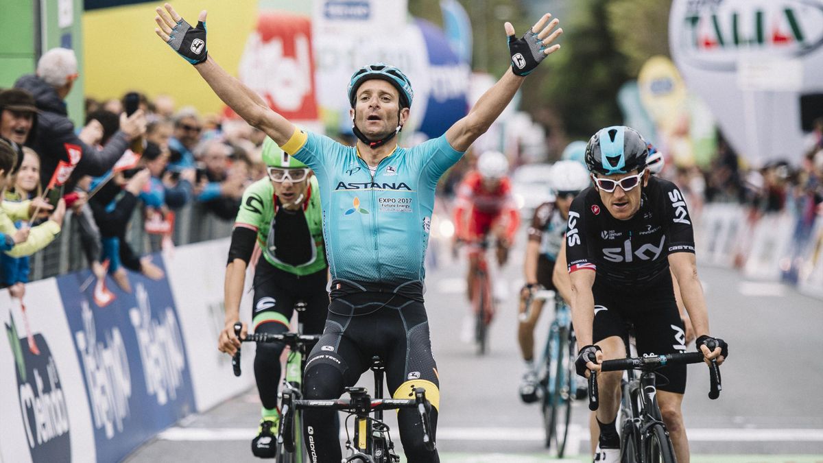 Scarponi sprints to stage win in Tour of the Alps opener