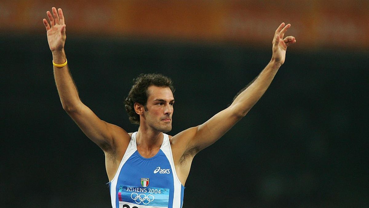 Alessandro Talotti durante le Olimpiadi di Atene 2004