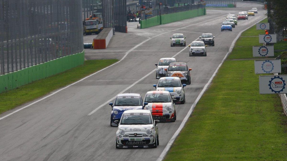 The first race at Monza (Abarth)