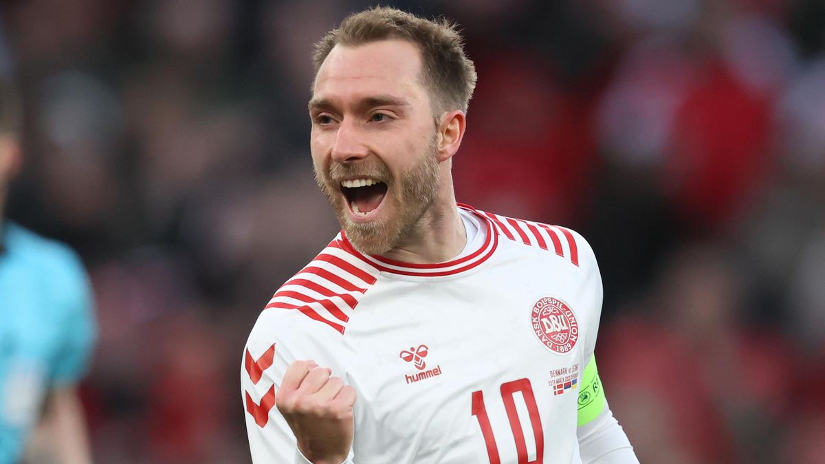 Christian Eriksen scores stunner for Denmark against Serbia on return to  scene of Euro 2020 cardiac arrest - Eurosport