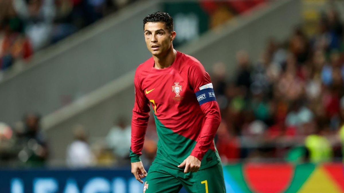 Cristiano Ronaldo durante Portogallo-Spagna - Nations League 2022-23