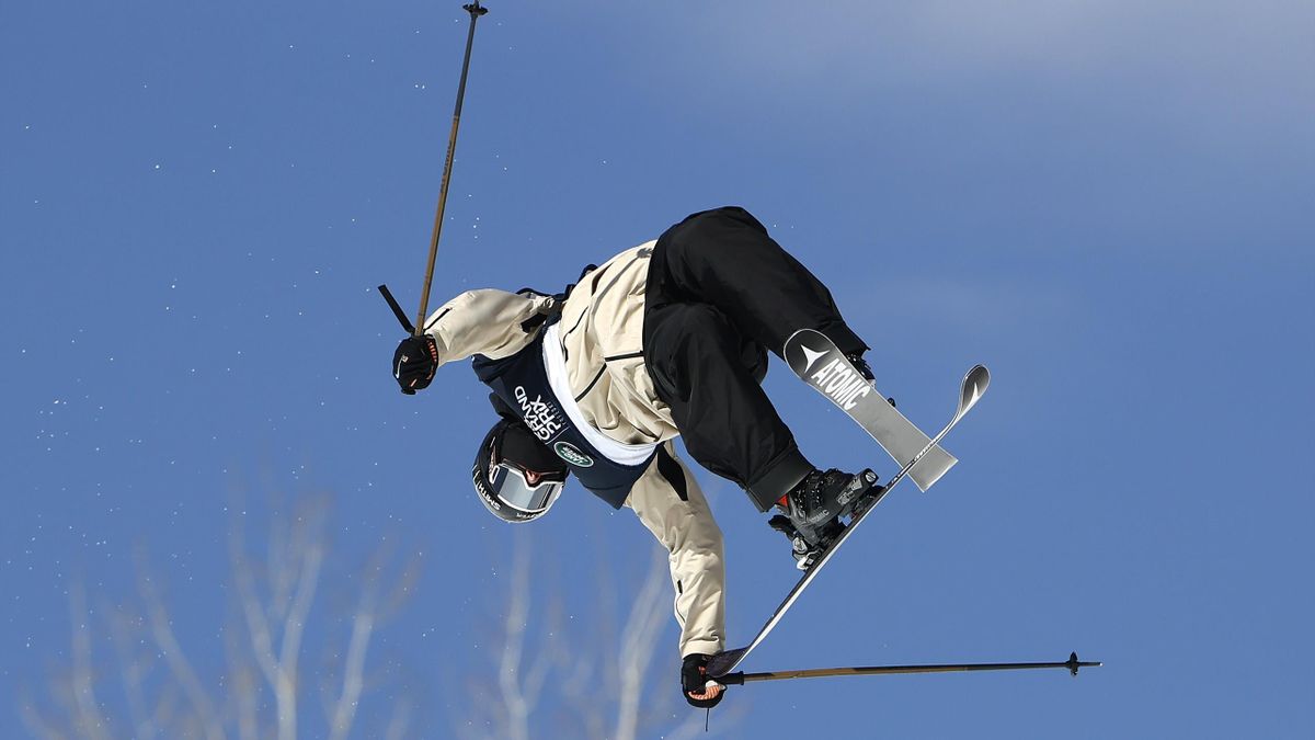 Britain's Gus Kenworthy competes at the half pipe World Cup in Copper Mountain this week