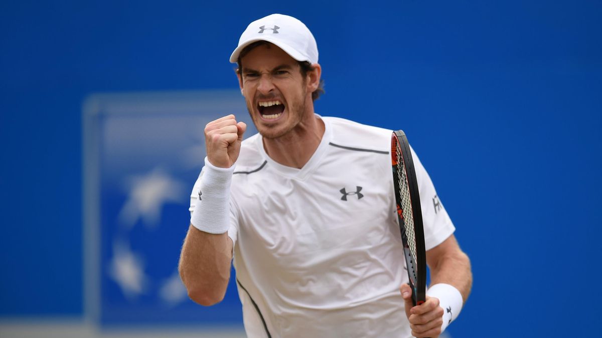 Great Britain's Andy Murray celebrates during the final