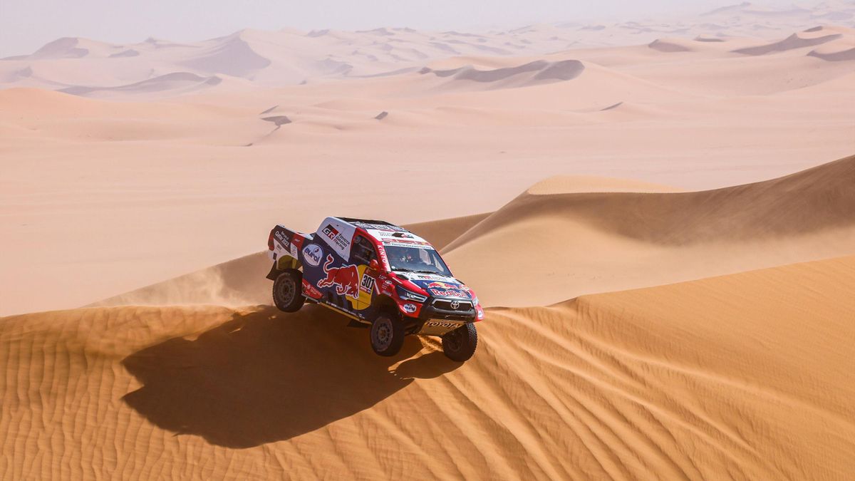 Nasser Al-Attiyah (Toyota) bei der Rallye Dakar 2021