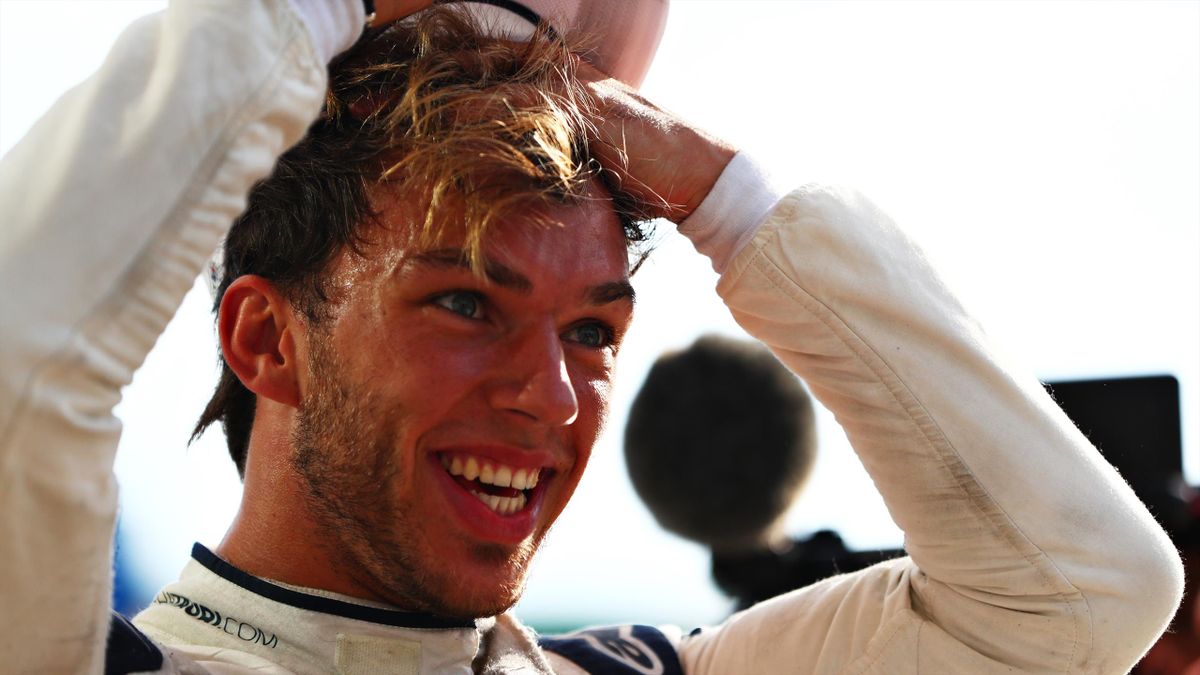 Pierre Gasly celebrează primul său succes într-o etapă de Formula 1