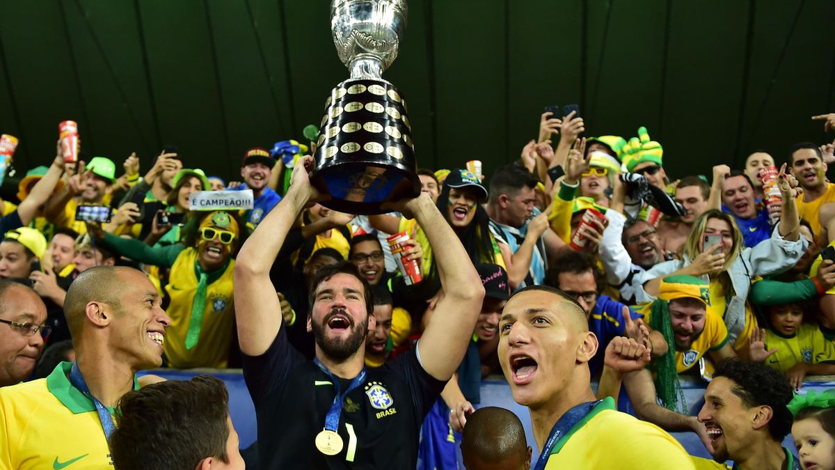 Brazil lift the Copa America