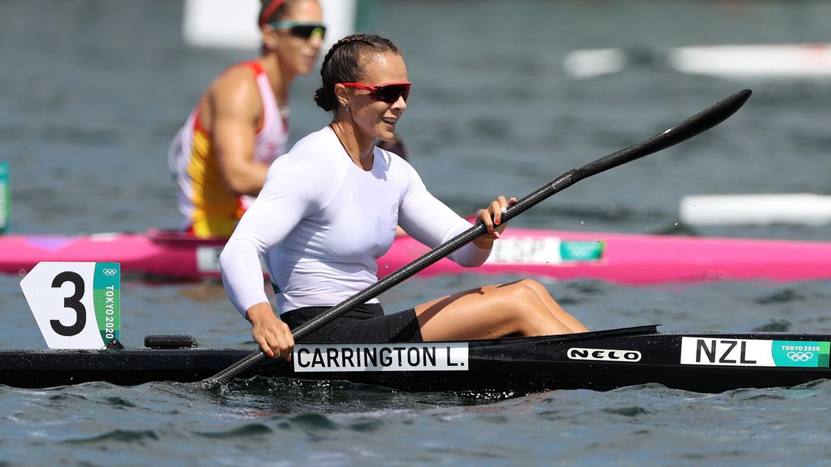 Tokyo 2020 - Lisa Carrington secures hat-trick of Kayak ...