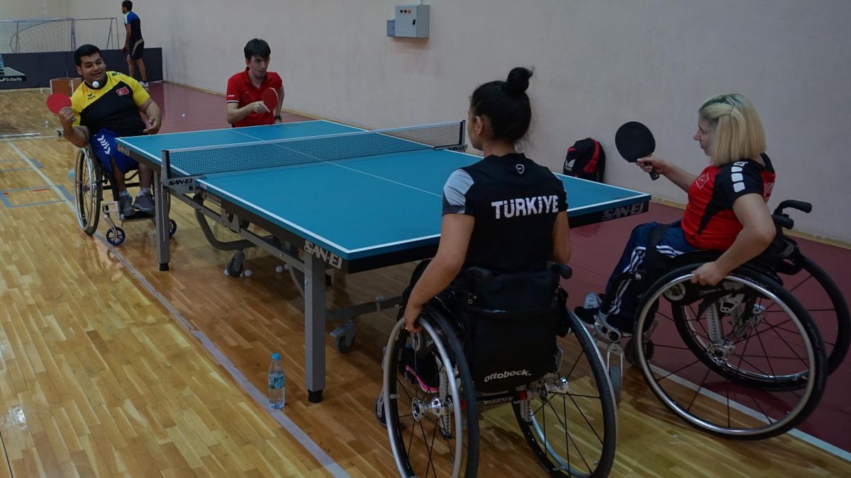 Türkiye Paralimpik Masa Tenisi Takımı hazırlıklarını sürdürüyor