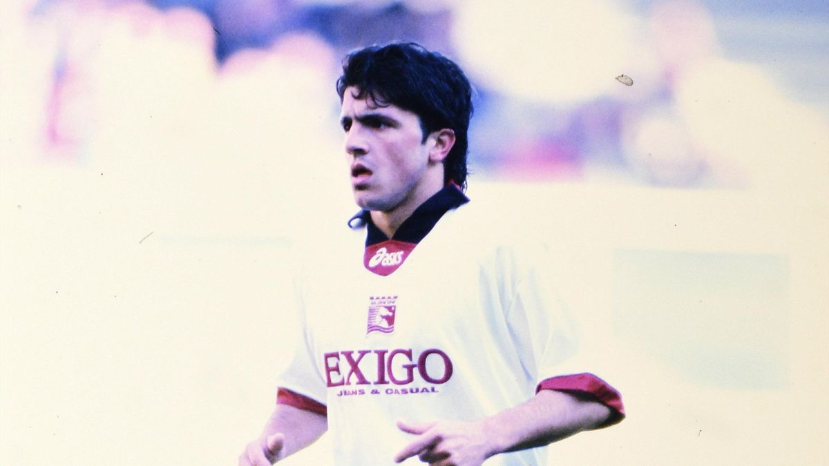 Gennaro Gattuso con la maglia della Salernitana - Serie A 1998-99