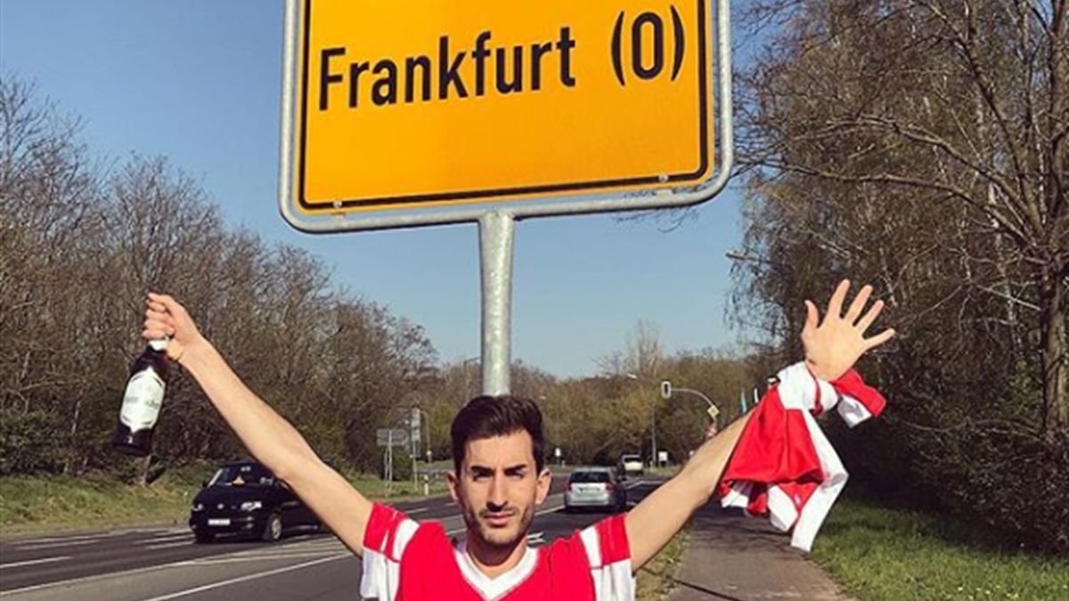 Von Wegen Falsches Frankfurt Schauspieler Aus Berlin Statt Benfica Fans Eurosport