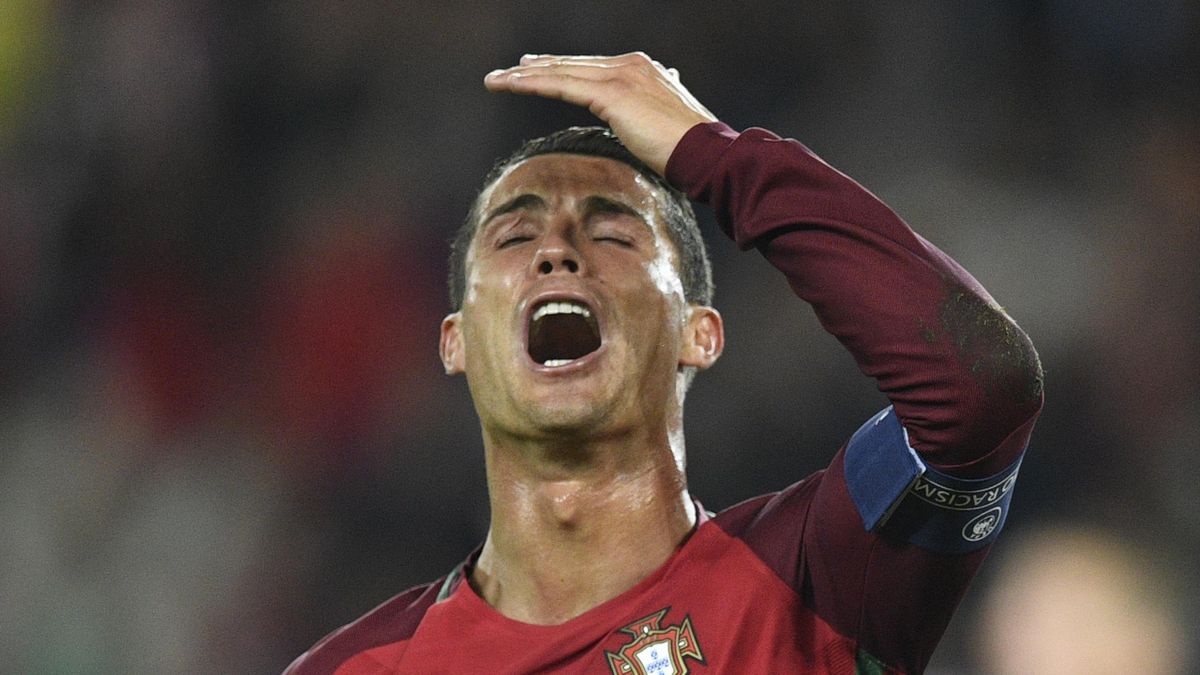 Cristiano Ronaldo hadert mit sich