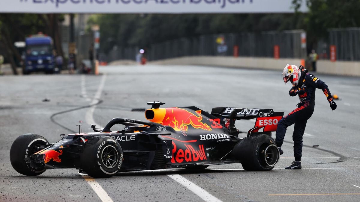 Max Verstappen (Red Bull) au Grand Prix d'Azerbaïdjan 2021