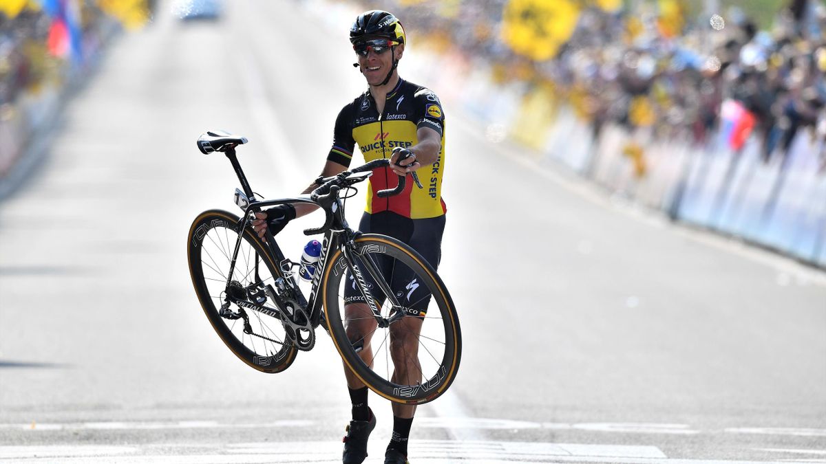 Philippe Gilbert, de winnaar van vorig jaar in de Ronde van Vlaanderen.
