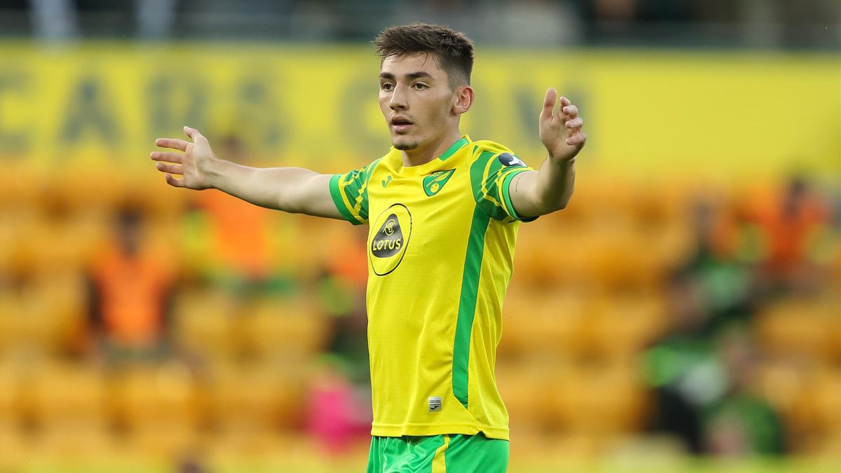Billy Gilmour of Norwich City during the pre season friendly between Norwich City and Gillingham at Carrow Road on August 3, 2021