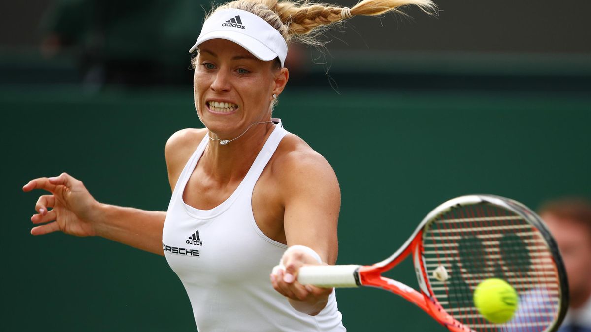 photo Kerber Wimbledon 2016 eurosport