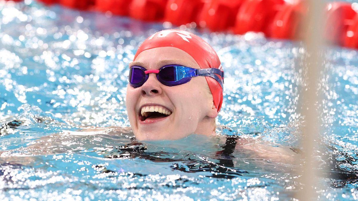 Lucy Hope has booked herself a spot in the Team GB swimming squad