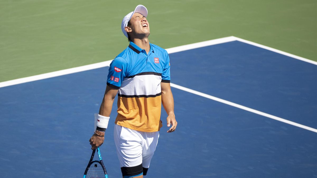 Kei Nishikori lors de l'US Open 2019
