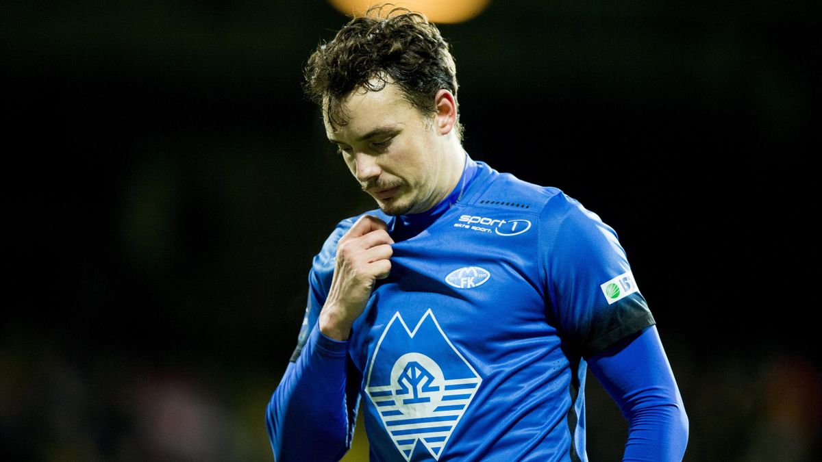 Vegard Forren ser skuffet ut etter eliteseriekampen mellom Lillestrøm og Molde på Åråsen stadion.