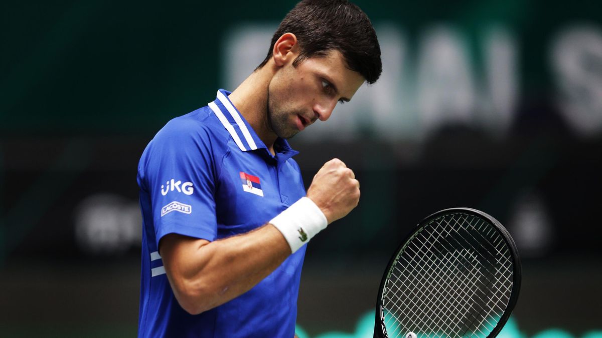 Novak Djokovic hat sein Auftaktmatch gegen Dennis Novak souverän gewonnen