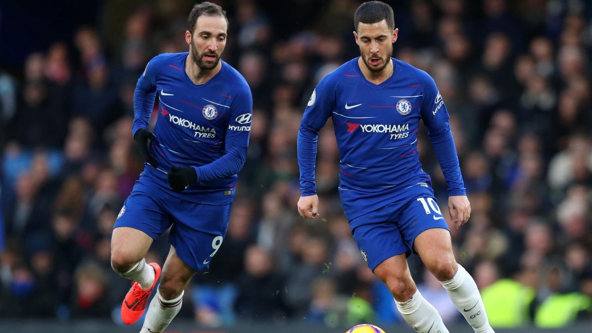 Football News Chelsea S Hazard Relishing Partnership With Higuain Eurosport