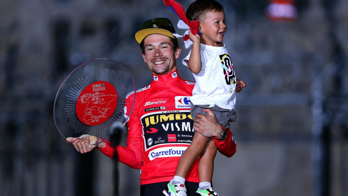 Primoz Roglic (Jumbo-Visma), vainqueur de la Vuelta 2021