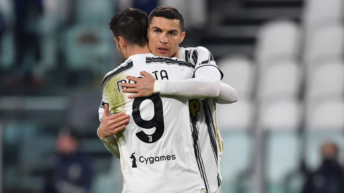 Cristiano Ronaldo and Morata, Juventus 3-0 Spezia