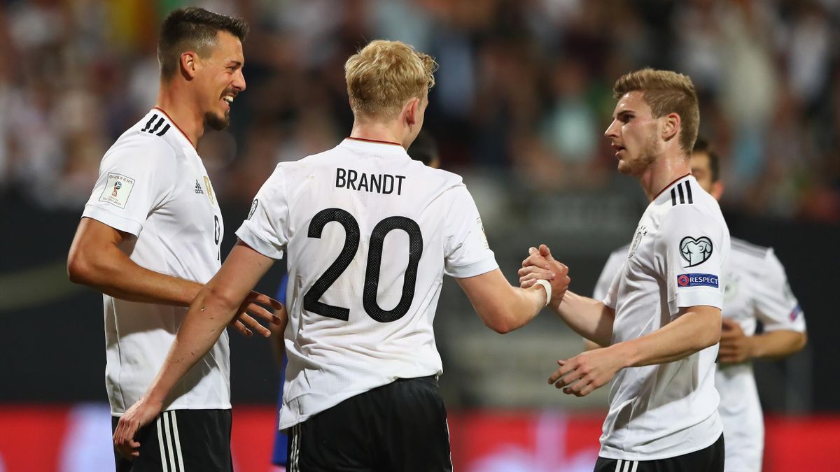 Timo Werner, Julian Brandt et Sandro Wagner font partie de la sélection allemande pour la Coupe des confédérations 2017