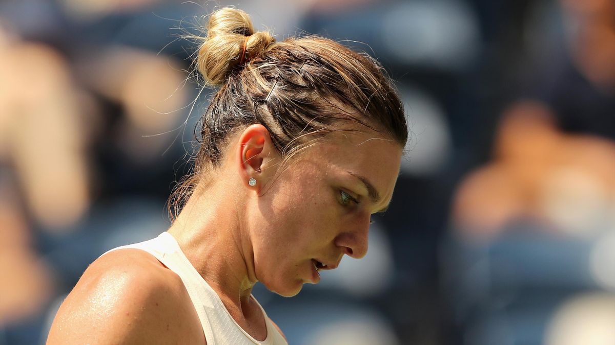 Simona Halep lost in the first round of the US Open
