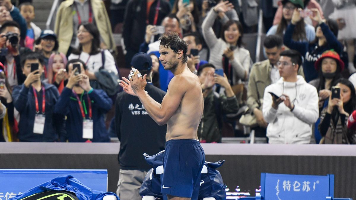 Rafael Nadal completes victory in Beijing.