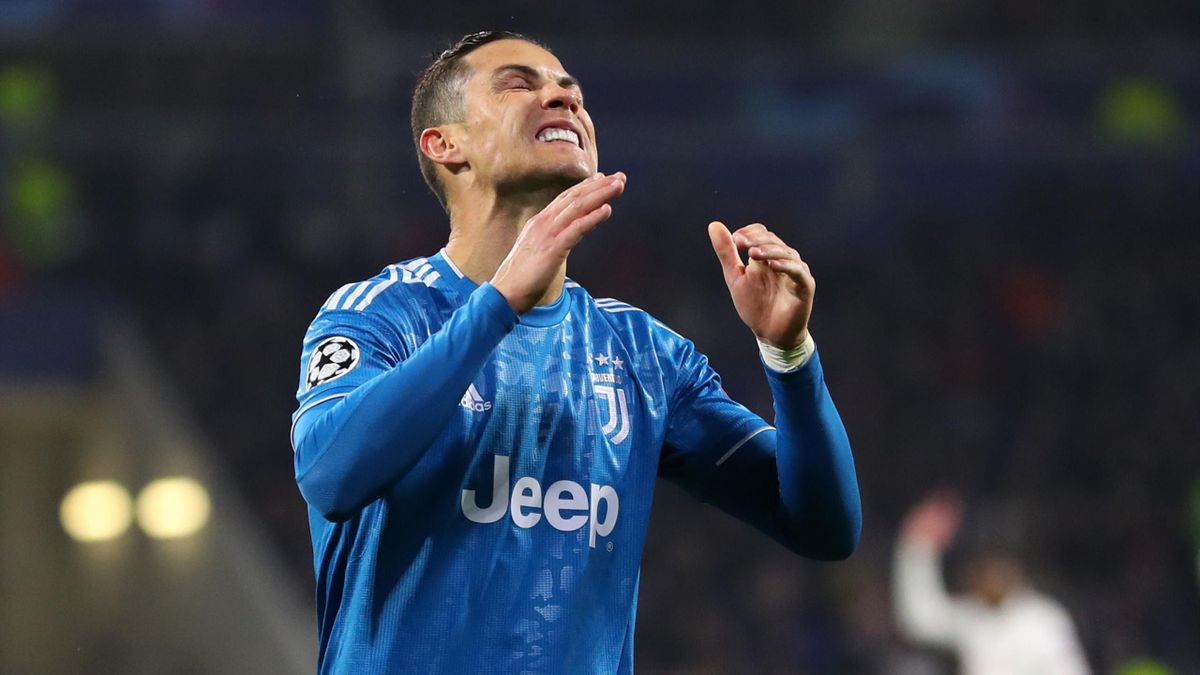 La rabbia di Cristiano Ronaldo, Lione-Juventus, Champions League, Getty Images