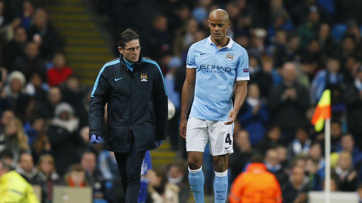 Vincent Kompany out of Manchester City's crunch clash with ...