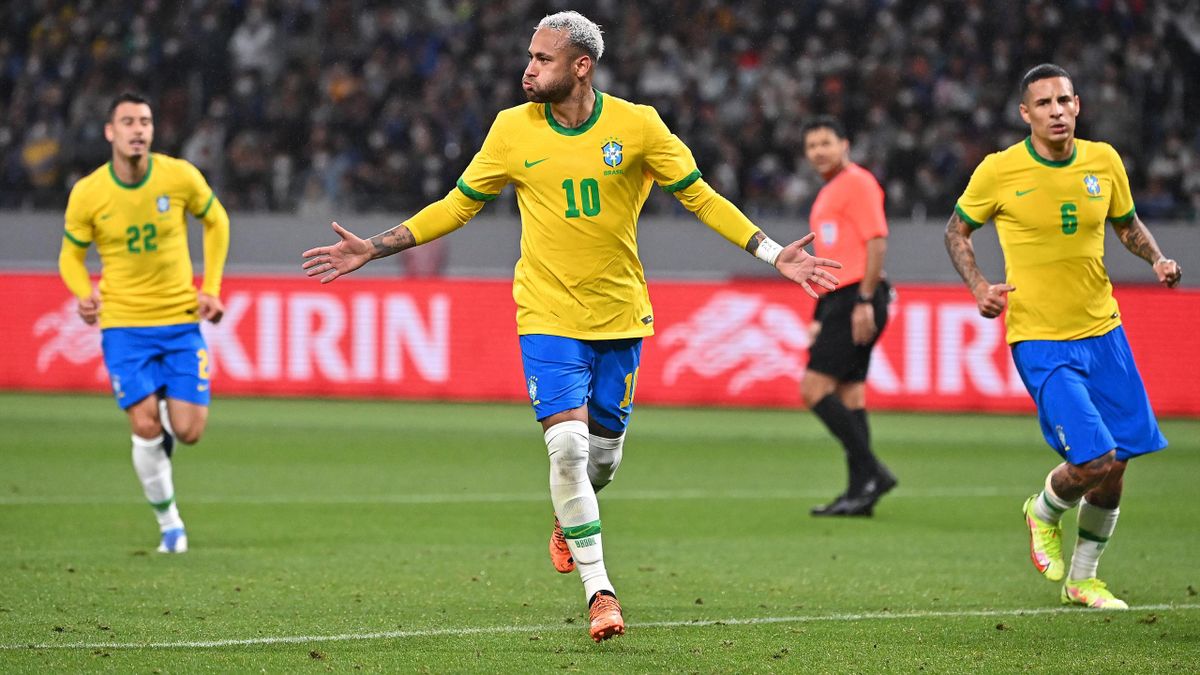 Neymar, buteur lors du match amical du Brésil face au Japon - 6 juin 2022