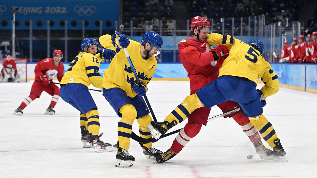 Russia Sweden hockey Beijing 2022