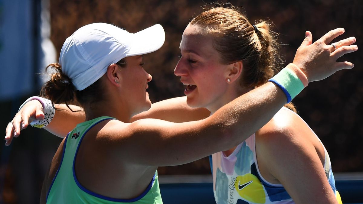 Ashleigh Barty, Petra Kvitova - Australian Open 2020