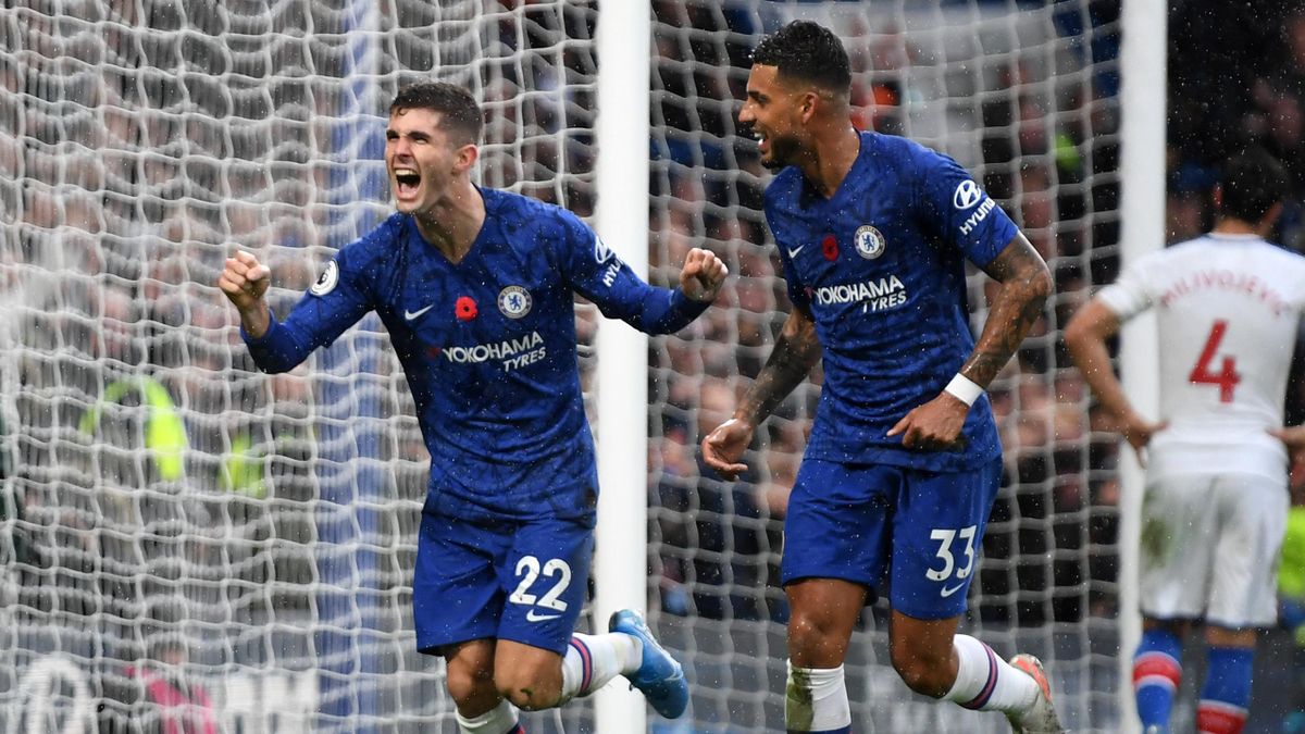 Christian Pulisic, Emerson Palmieri (Chelsea - Crystal Palace)