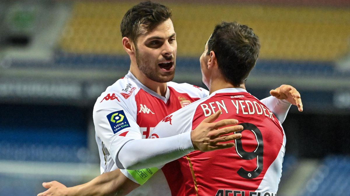 Kevin Volland and Wissam Ben Yedder (AS Monaco)