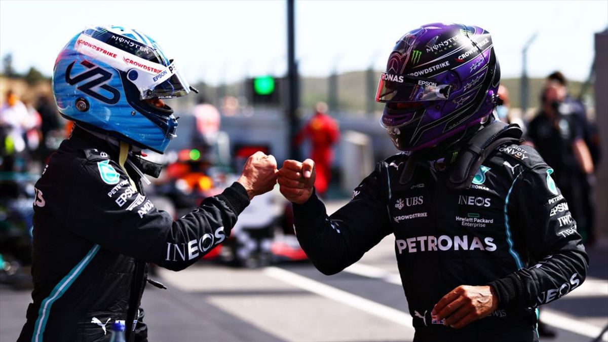 Valtteri Bottas, Lewis Hamilton (Mercedes) - GP of Portugal 2021