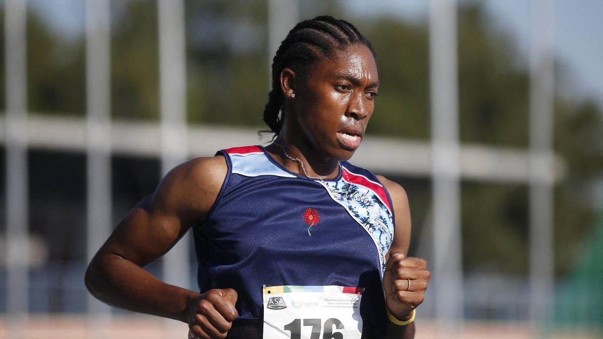 Caster Semenya retained her South African 5000m title and may try and qualify for the Olympics over the distance